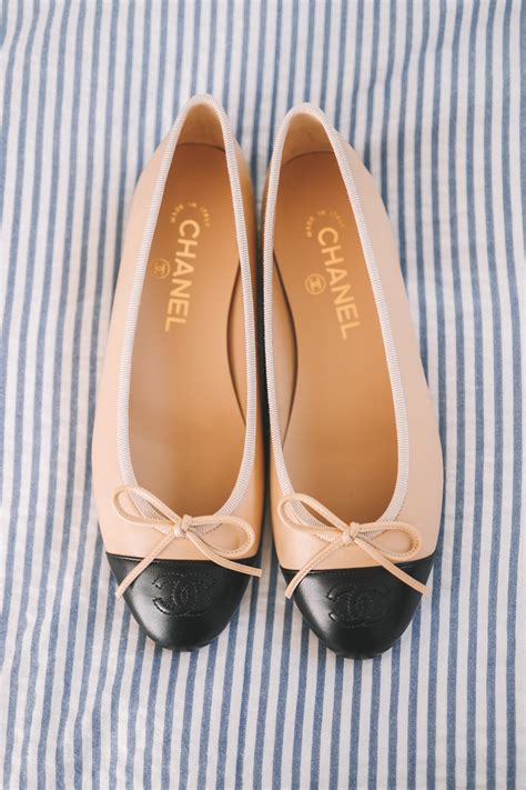 chanel classic ballet pumps|chanel cap toe ballet flats.